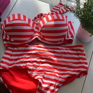 Striped bikini